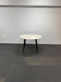 Round Dining Table-Artificial Marble Top-1100mm diameter