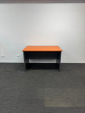Share Straight Desk-Cherry with Dark Grey-1200mm x 750mm