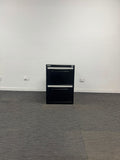 Two Drawer Filing Cabinet-Elit Built-Black