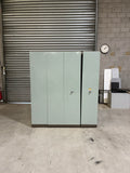 Brownbuilt Lockable 4-Bay Compactus-Light Blue-900mm W x 400mm D