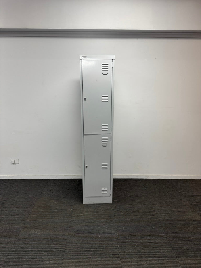 Two-Door Locker-Light Grey