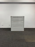 Elite Built 3-Drawer Lateral Filing Cabinet-Light Grey