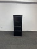 Four-Drawer Filing Cabinet-Black